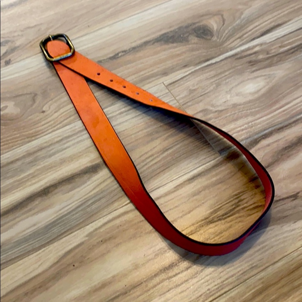 Leather belt